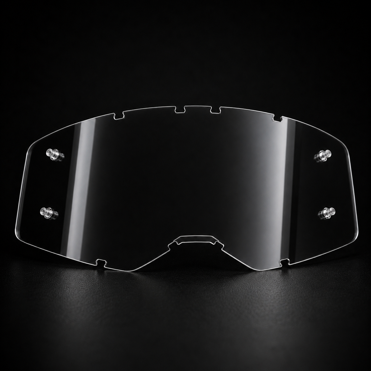 Lente Corbo de Ray Goggles, con diseño transparente y ajustado para gafas de esquí o snowboard.